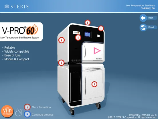ภาพหน้าจอของ Steris IPT Connect AsiaPacific iPad 