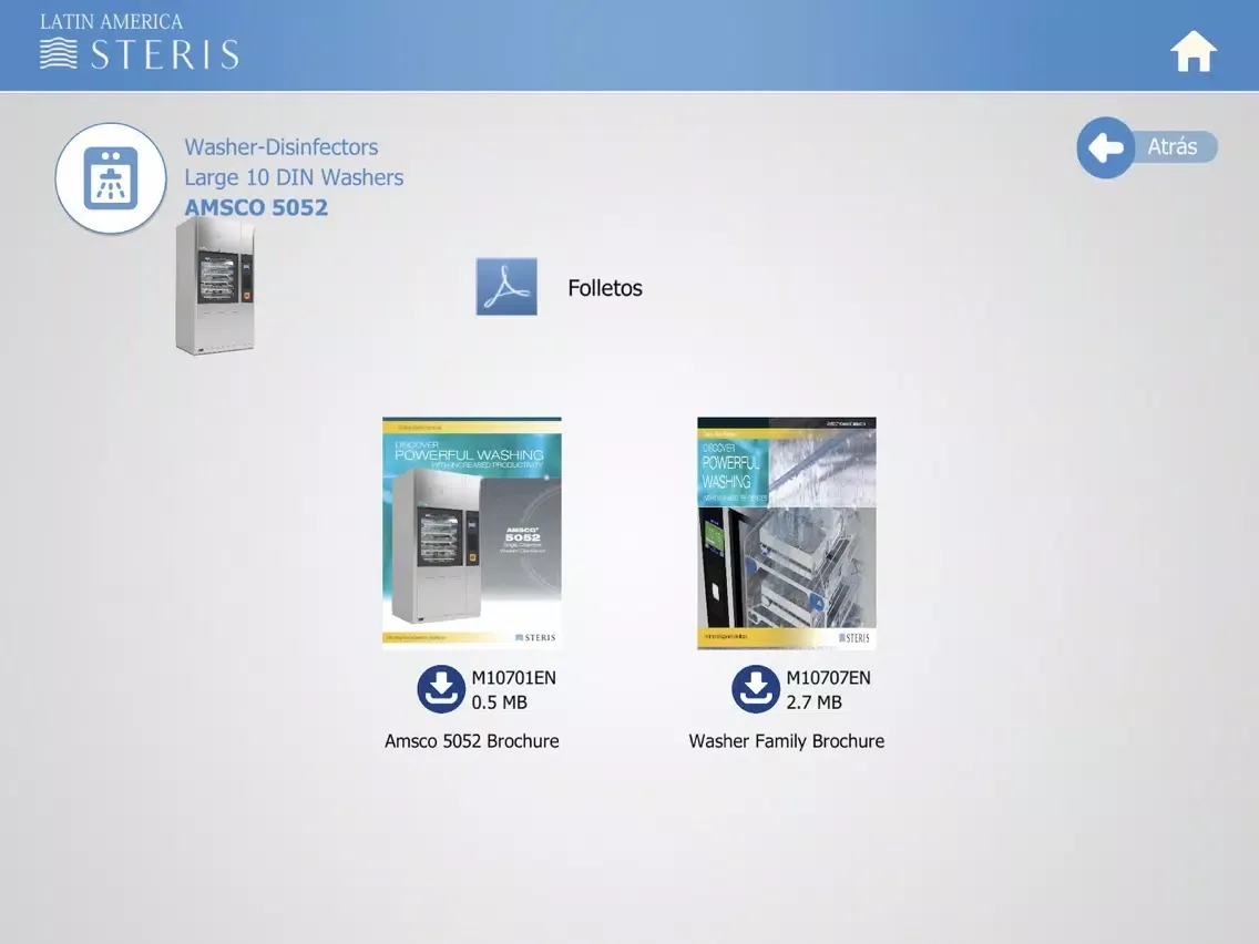 Tangkapan layar Steris IPT Connect LATAM iPad 