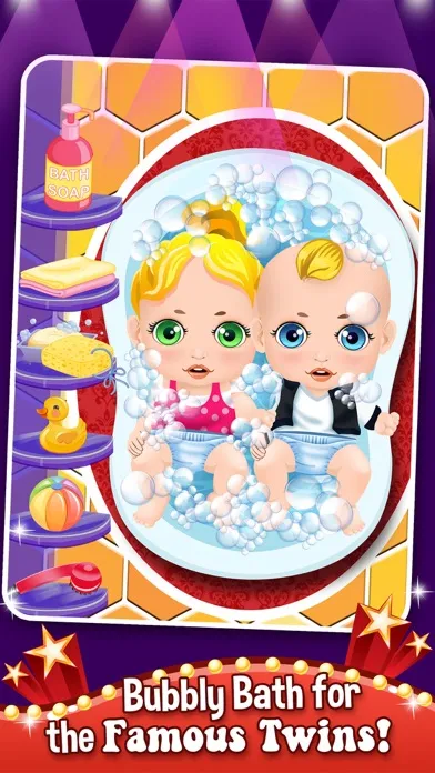 Capturas de tela do Mommy's Celebrity New Born Twins Doctor - newborn babies salon games!