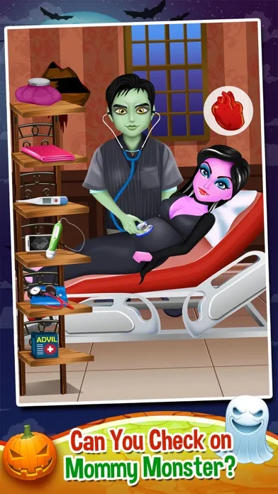 Mommy's Monster Pet Newborn Baby Doctor Salon - my new born spa care games! Screenshots