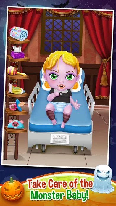 Mommy's Monster Pet Newborn Baby Doctor Salon - my new born spa care games! Screenshots