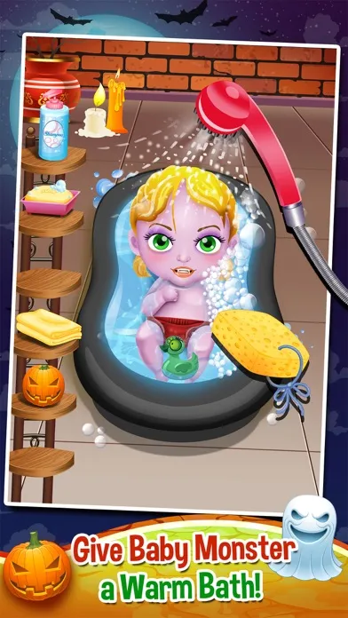 Mommy's Monster Pet Newborn Baby Doctor Salon - my new born spa care games! Screenshots