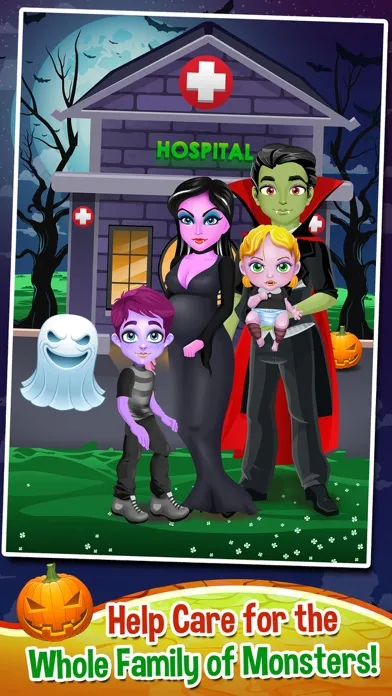 Mommy's Monster Pet Newborn Baby Doctor Salon - my new born spa care games! Screenshots