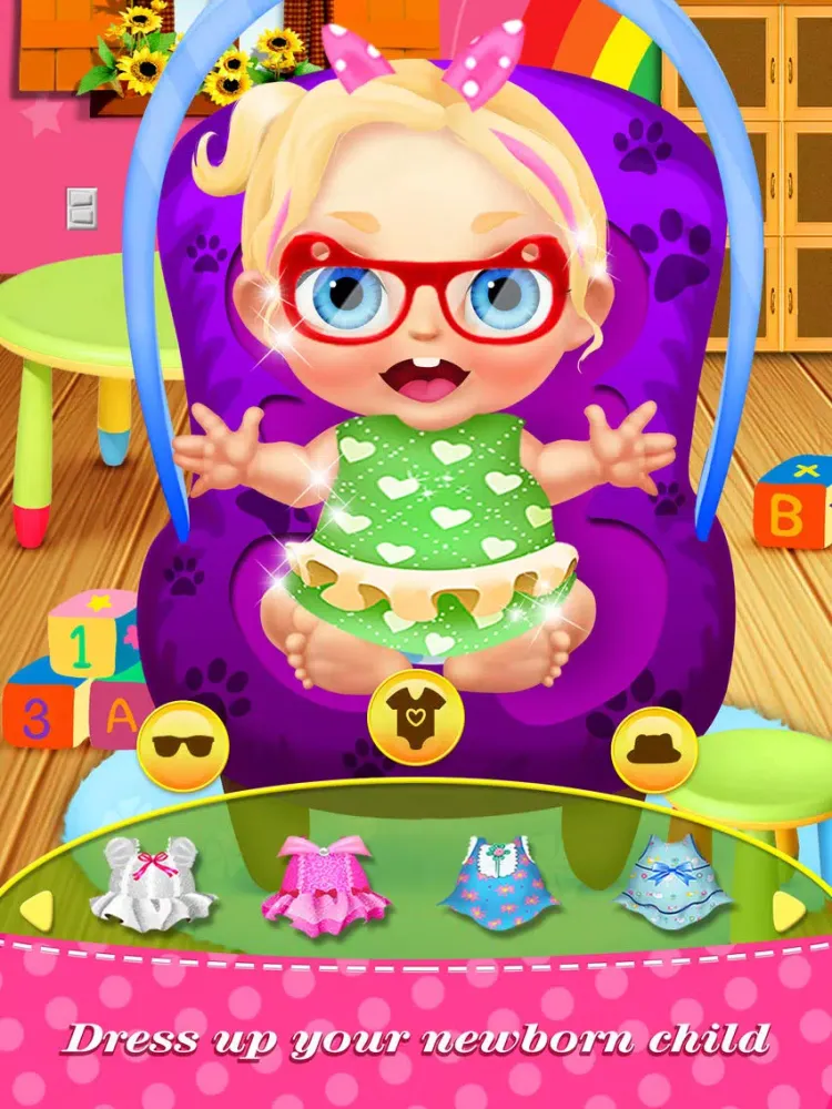 My Baby Care™ Newborn Babies: Nursing & Dress Salon Kids Game iPad  سکرین شاٹس