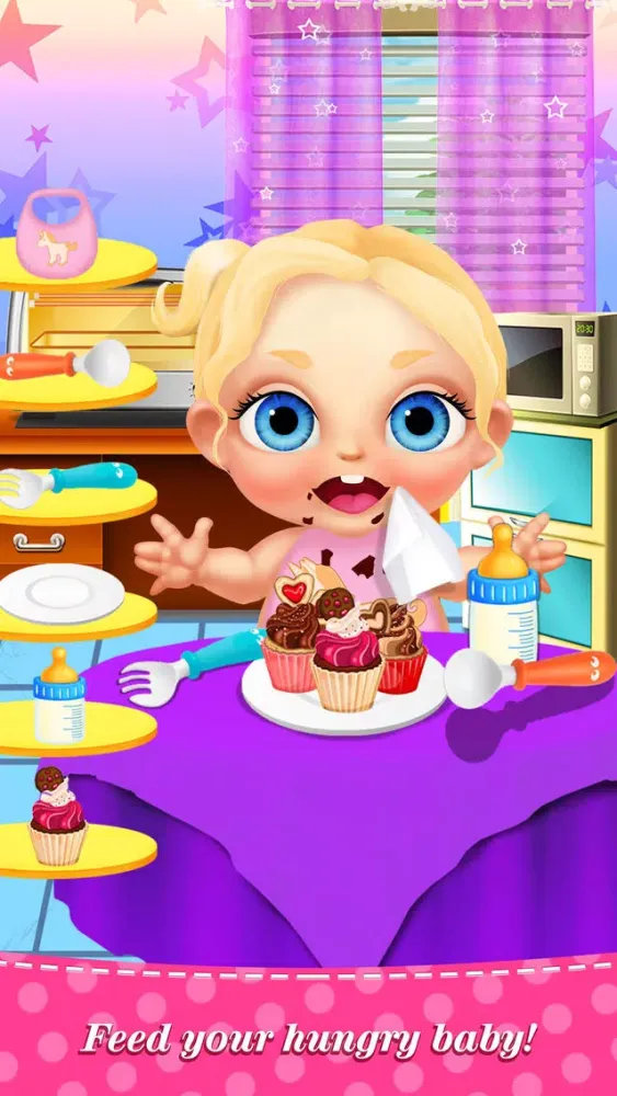 My Baby Care™ Newborn Babies: Nursing & Dress Salon Kids Game سکرین شاٹس