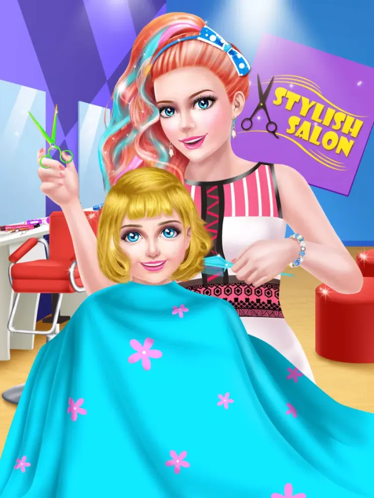 Zrzuty ekranu Mommy & Baby Cute Hair Salon - Hairstyle Makeover iPad 