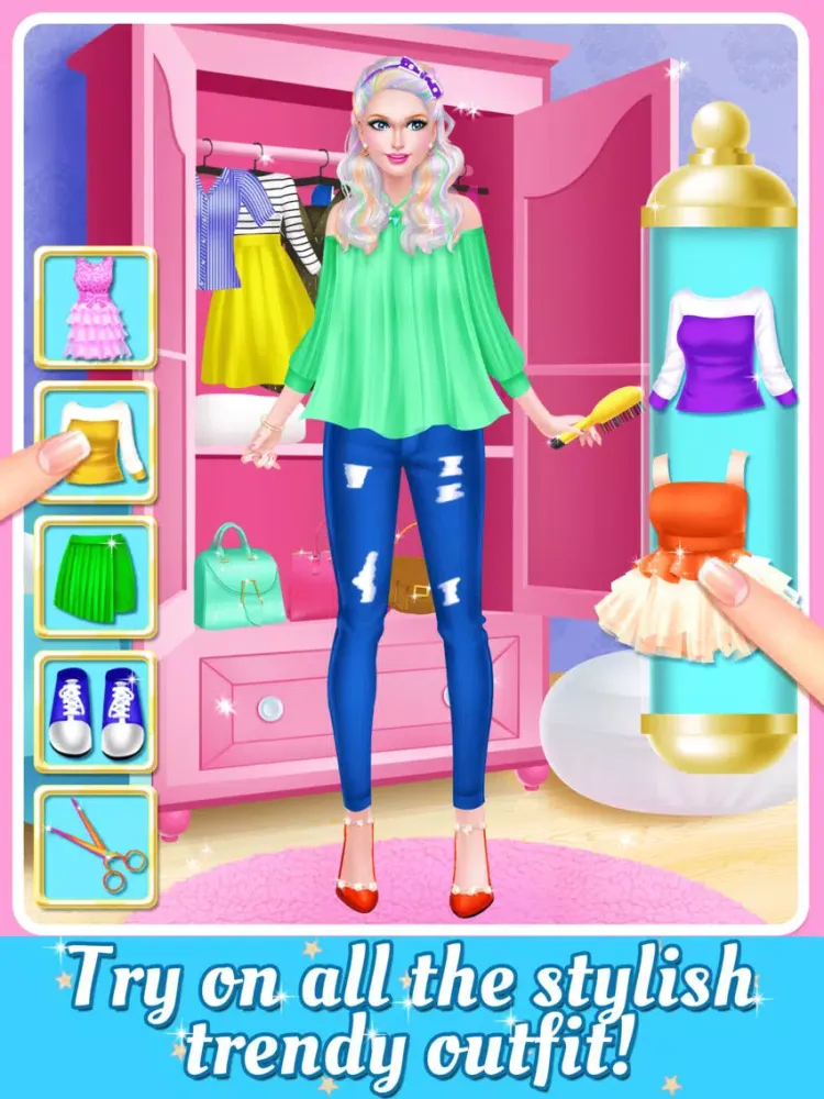 Zrzuty ekranu Mommy & Baby Cute Hair Salon - Hairstyle Makeover iPad 