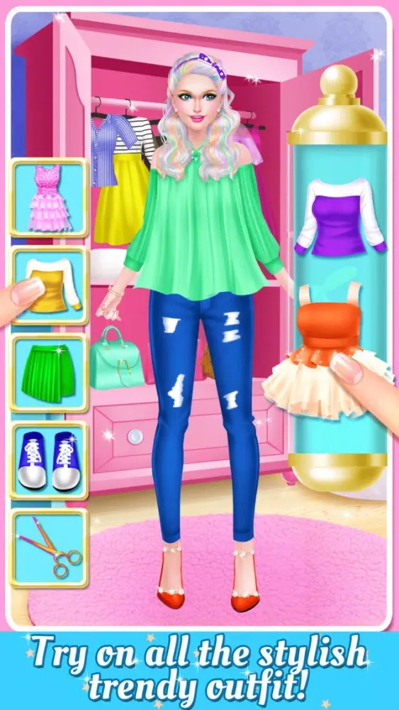 Zrzuty ekranu Mommy & Baby Cute Hair Salon - Hairstyle Makeover