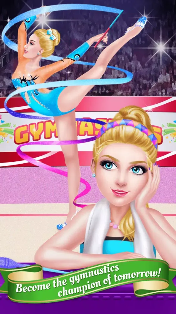 Stars Gymnastics Academy - Sports Team 2016: SPA, Makeup & Dressup Game スクリーンショット