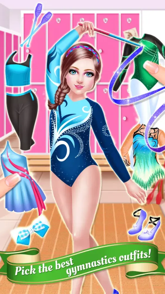Stars Gymnastics Academy - Sports Team 2016: SPA, Makeup & Dressup Game スクリーンショット