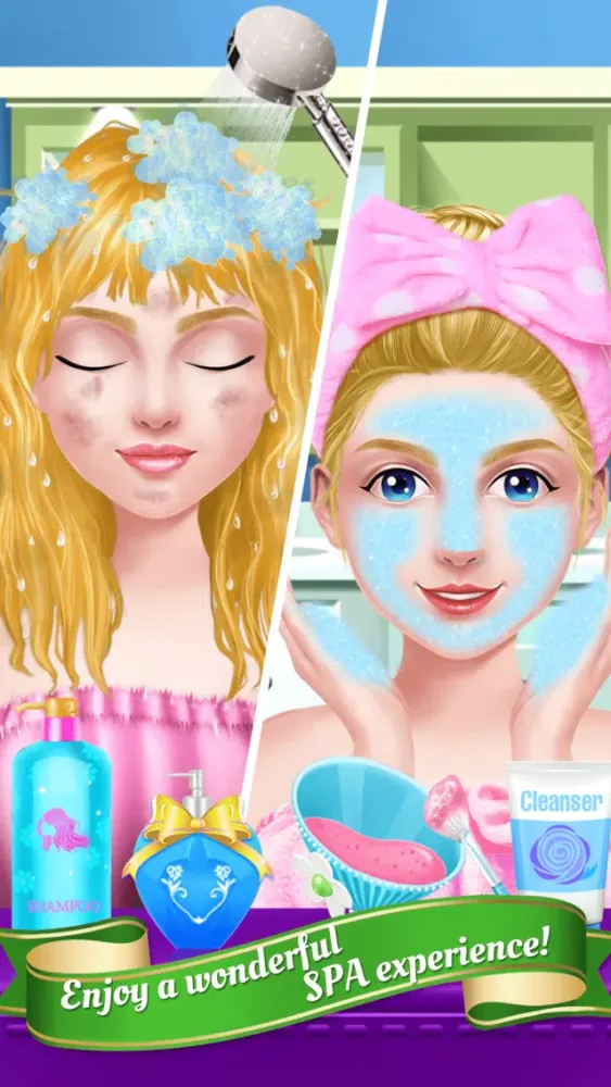 Stars Gymnastics Academy - Sports Team 2016: SPA, Makeup & Dressup Game スクリーンショット