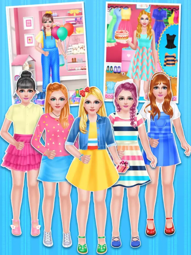 ภาพหน้าจอของ Girls Birthday Party Makeover Salon Game for FREE iPad 