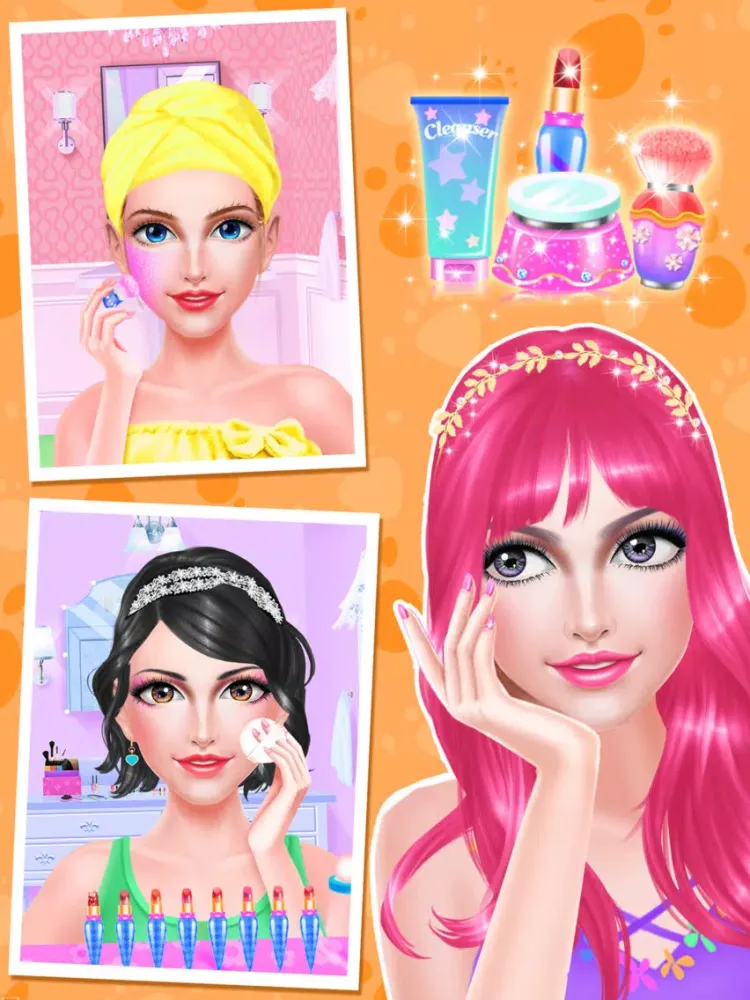 ภาพหน้าจอของ Girls Birthday Party Makeover Salon Game for FREE iPad 