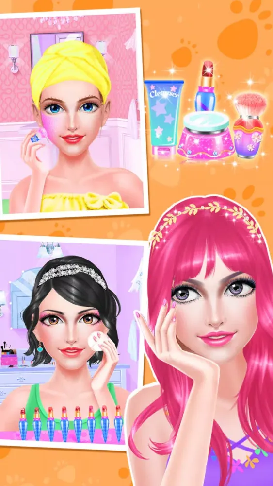 ภาพหน้าจอของ Girls Birthday Party Makeover Salon Game for FREE