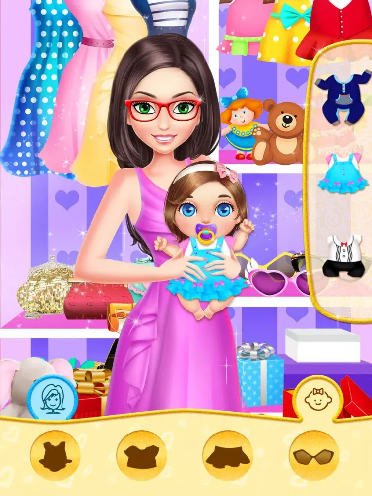 Teacher & Newborn Baby Story - School Babysitting Fun iPad 應用截圖