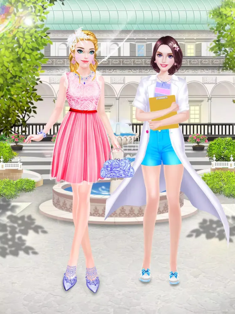 Tangkapan layar Princess Doctor Care - Royal Hospital Beauty Salon: Girls SPA, Makeup & Dressup Makeover Game iPad 