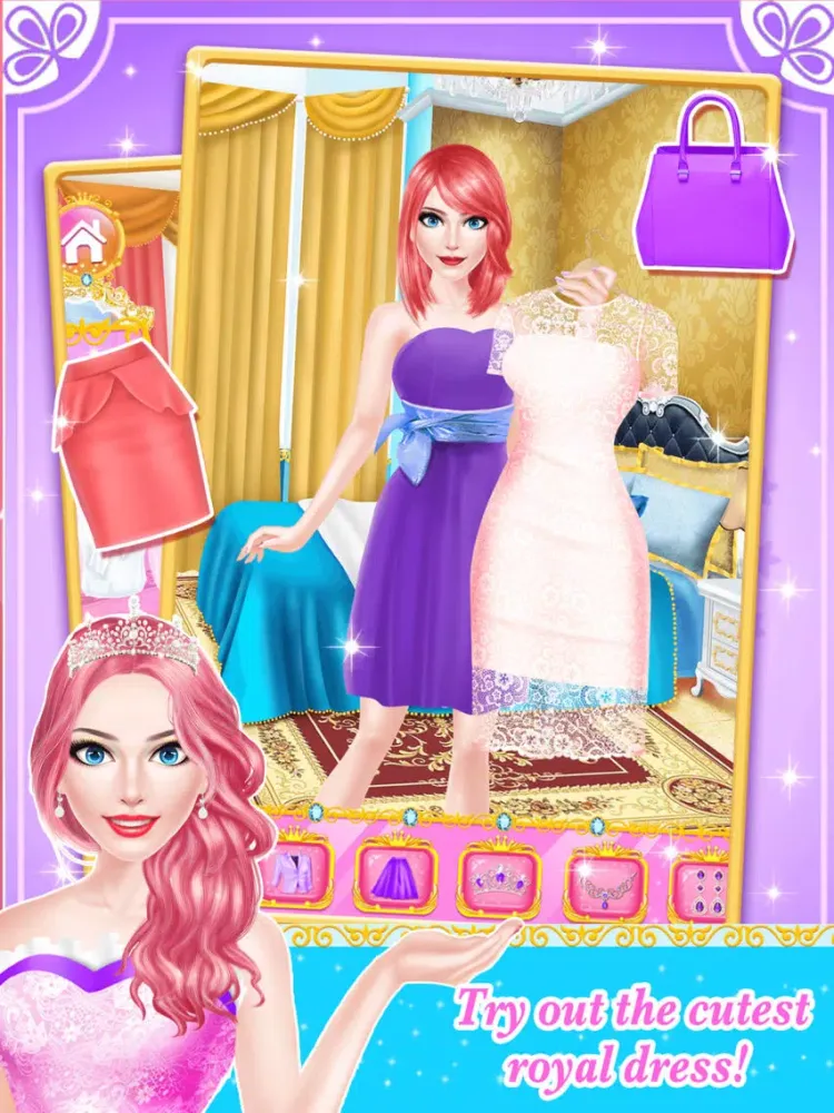 Princess Fashion - Royal Family Salon: SPA, Makeup & Makeover Game for Girls iPad  Screenshots