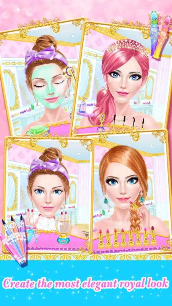 Princess Fashion - Royal Family Salon: SPA, Makeup & Makeover Game for Girls Screenshots