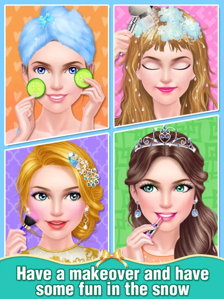 Royal Family Winter Salon - Snow Princess Makeover iPad  Screenshots