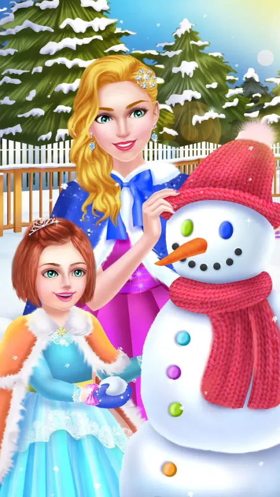 Royal Family Winter Salon - Snow Princess Makeover Screenshots