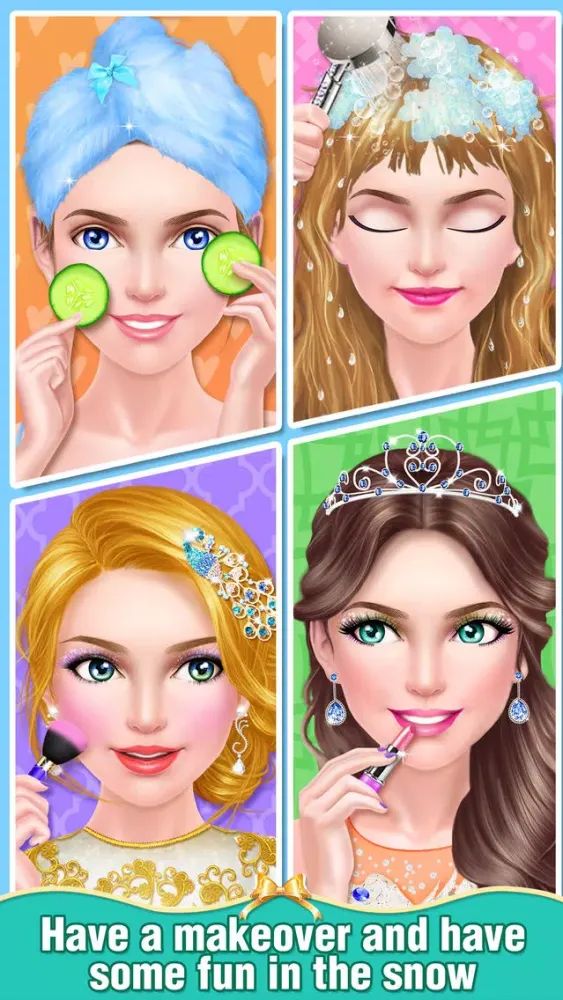 Royal Family Winter Salon - Snow Princess Makeover Screenshots