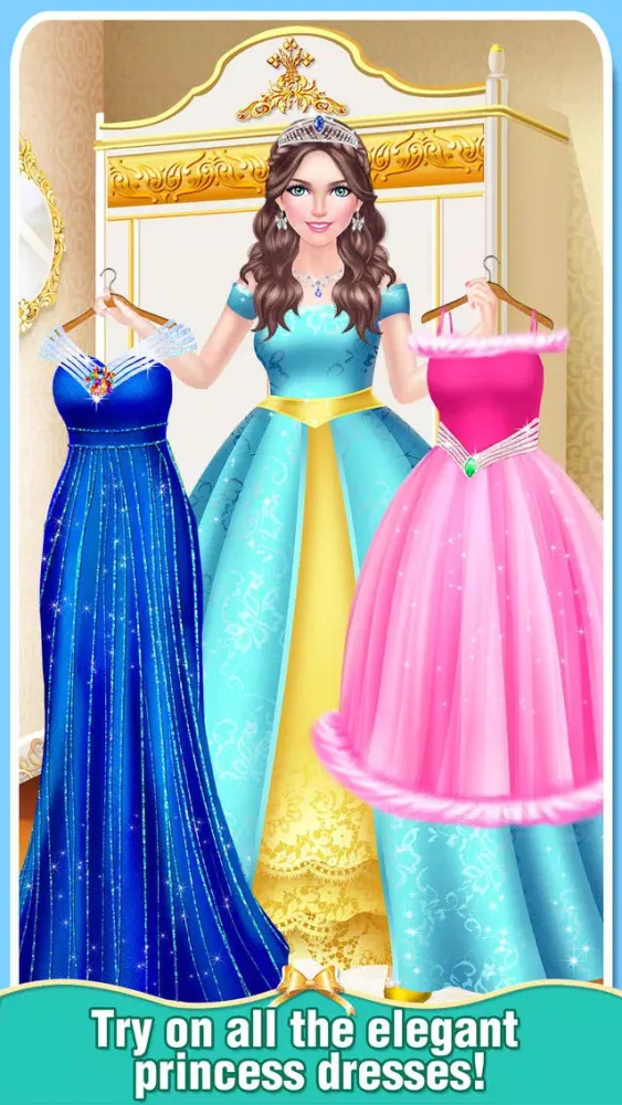 Royal Family Winter Salon - Snow Princess Makeover Screenshots