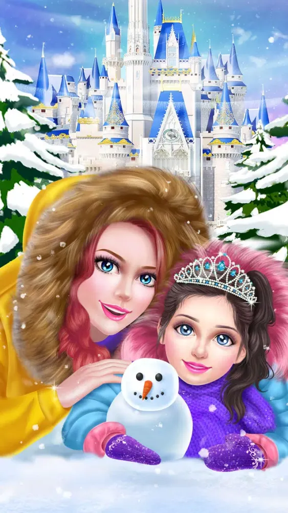 Royal Family Winter Salon - Snow Princess Makeover Screenshots