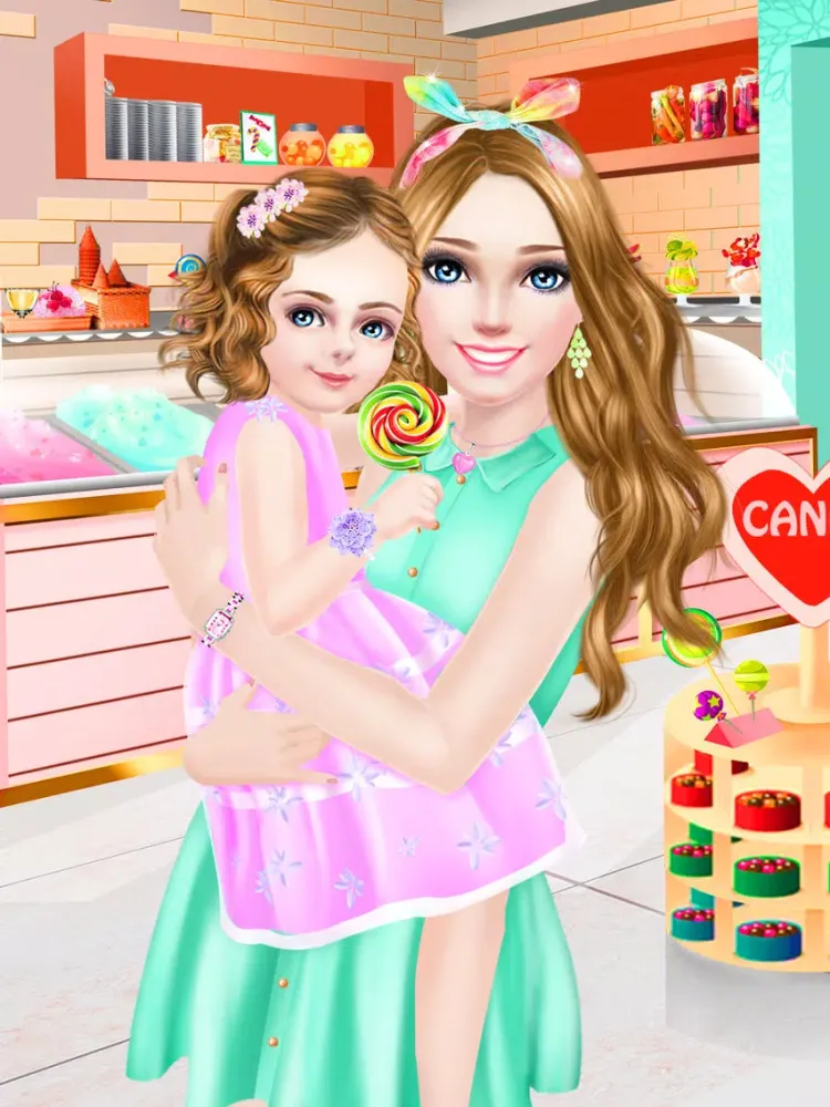 Sisters Fashion Salon - Girls Beauty SPA iPad 应用截图