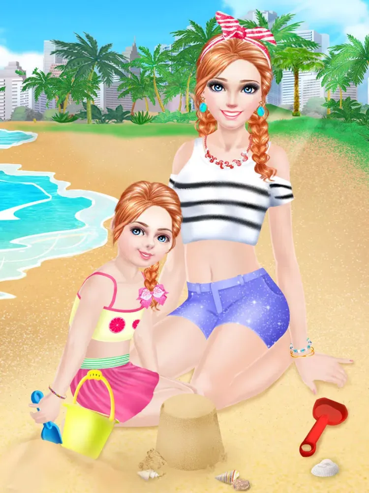 Sisters Fashion Salon - Girls Beauty SPA iPad 应用截图