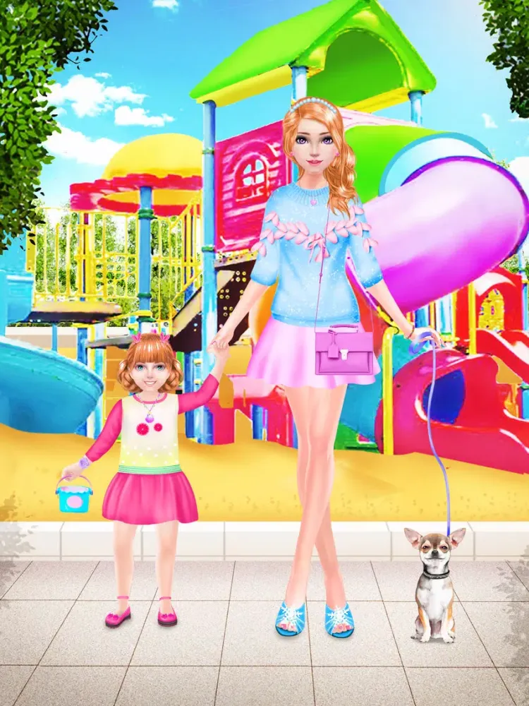 Sisters Fashion Salon - Girls Beauty SPA iPad 应用截图