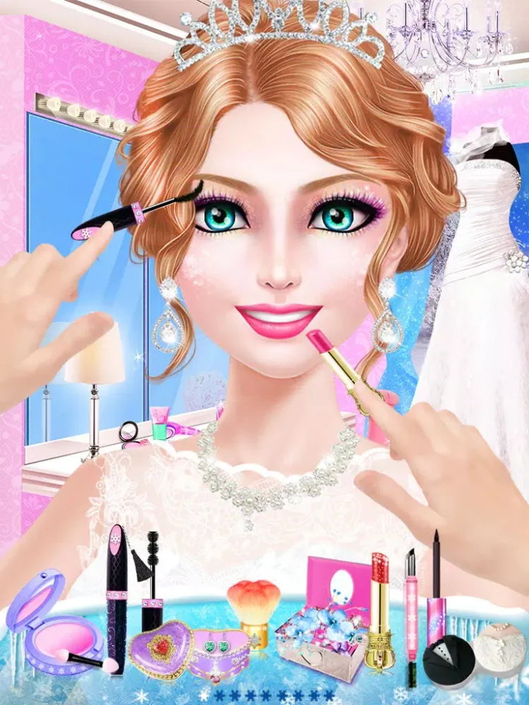 Ảnh chụp màn hình của Snow Wedding Day - Girls Salon iPad 