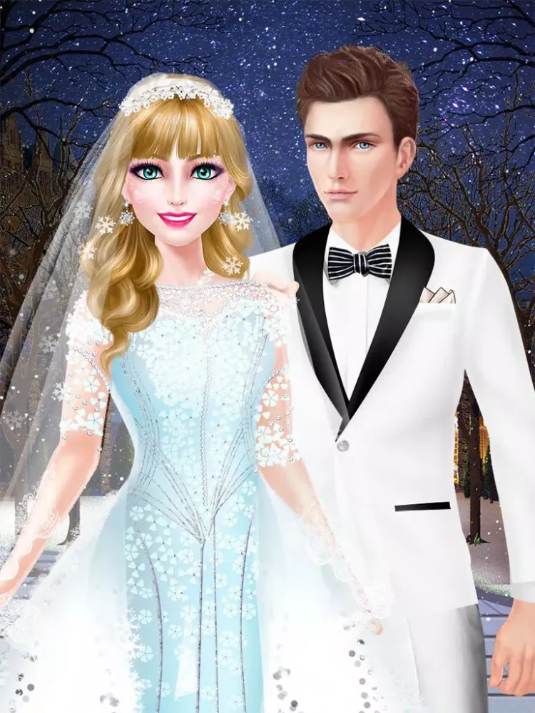 Ảnh chụp màn hình của Snow Wedding Day - Girls Salon iPad 
