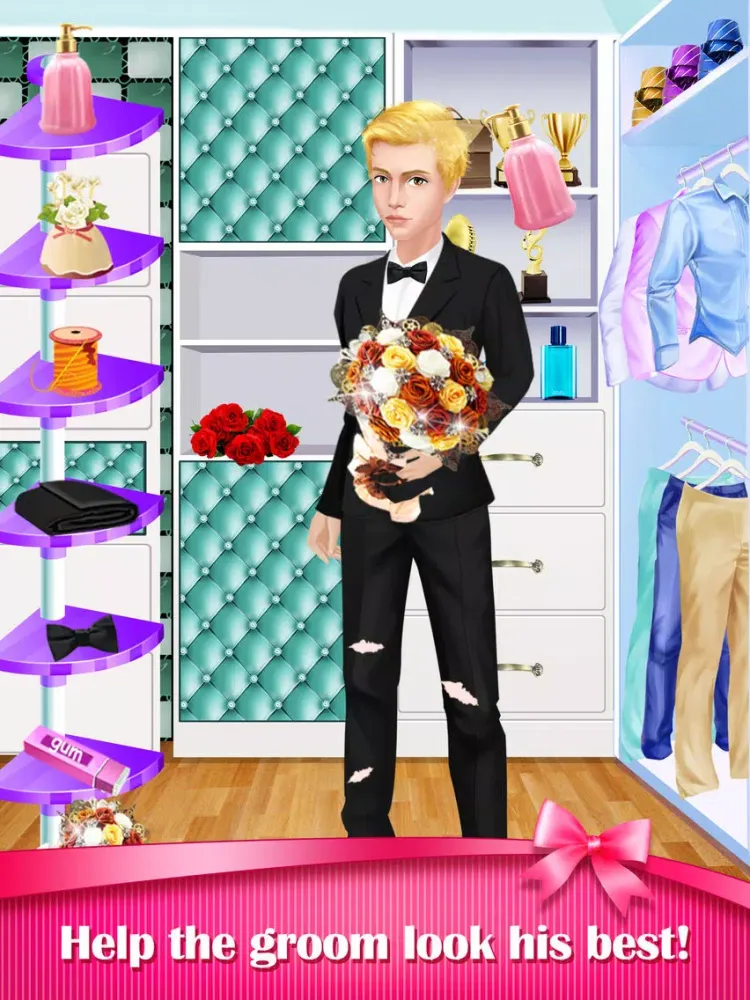 تصاویر Mom and Dad's Love Story - Wedding Makeover & Baby Care Game iPad 