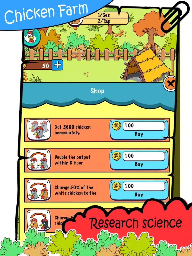 Zrzuty ekranu Chickens Farm iPad 