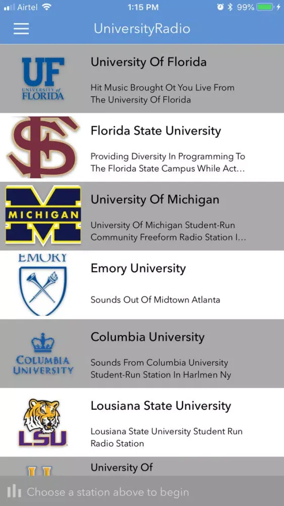 UniversityRadio Screenshots