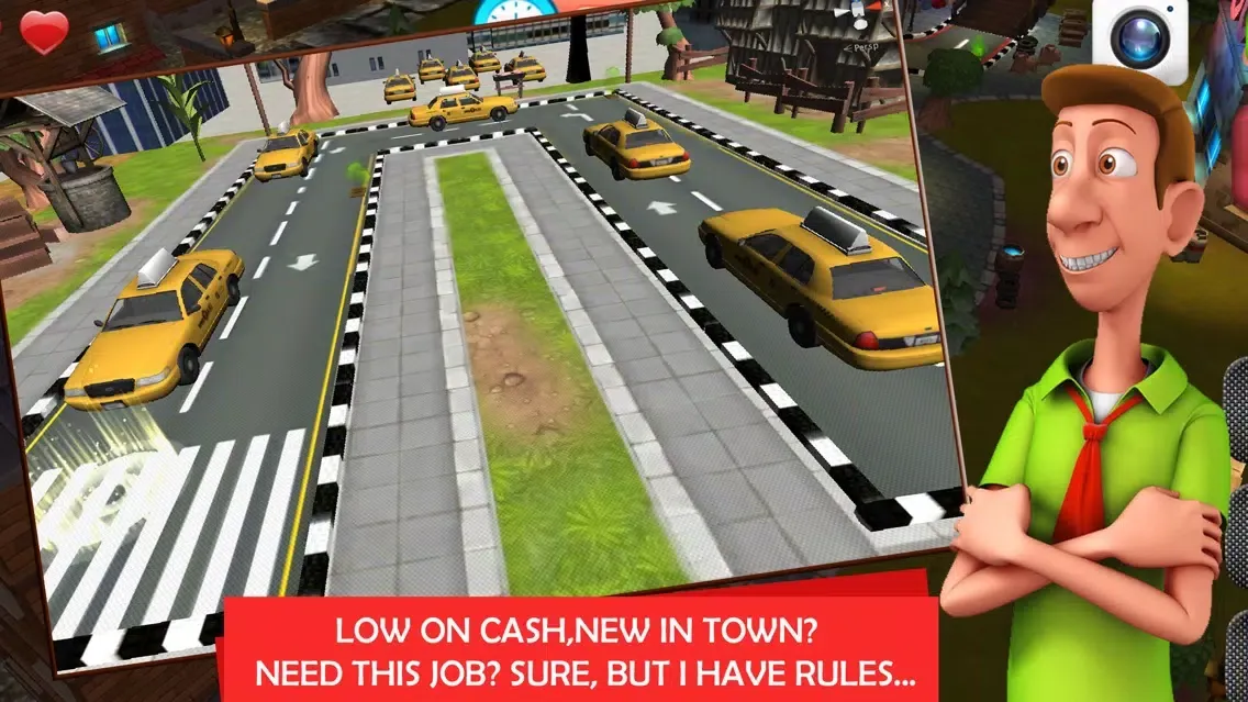 Extreme Taxi Cab Parking Mania 스크린샷