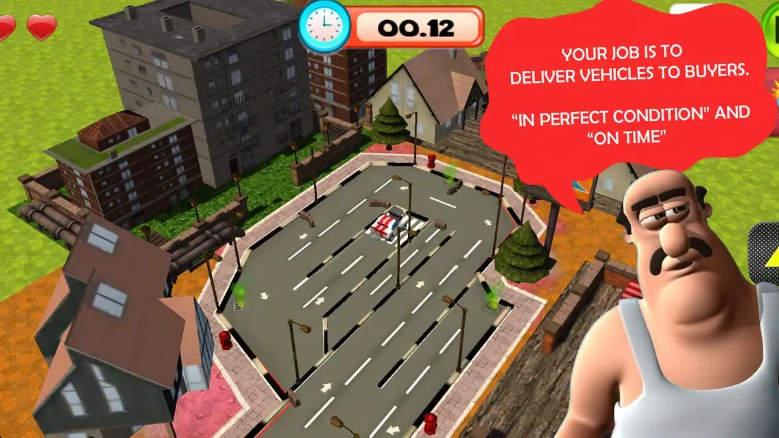 Cartoon cars Parking Game 3D 스크린샷