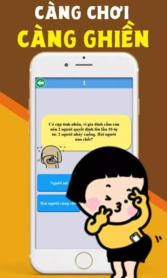 Hỏi Ngu - Hại Não - Ahihi Đồ Ngốc Ekran Görüntüleri