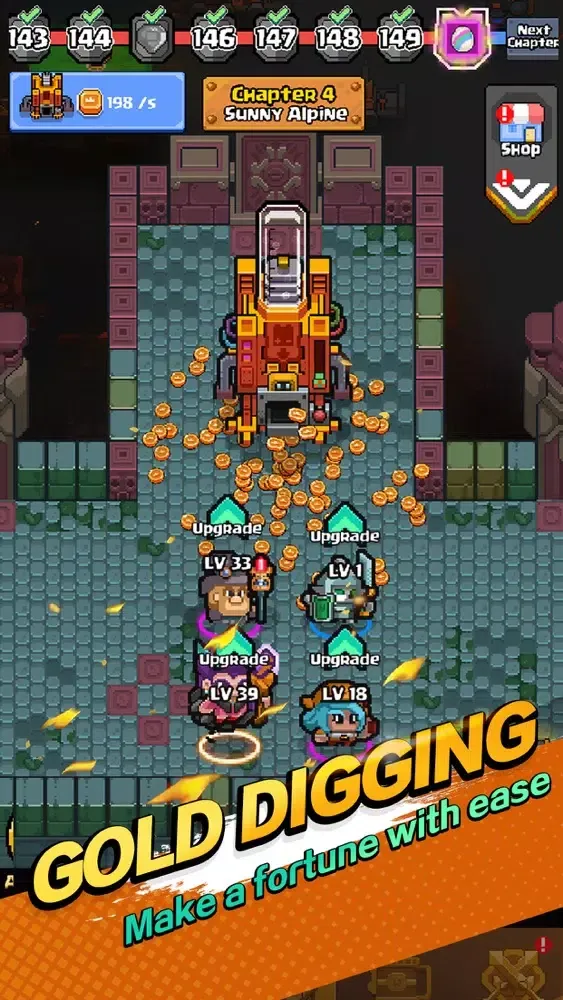 Ảnh chụp màn hình của Idle Squad