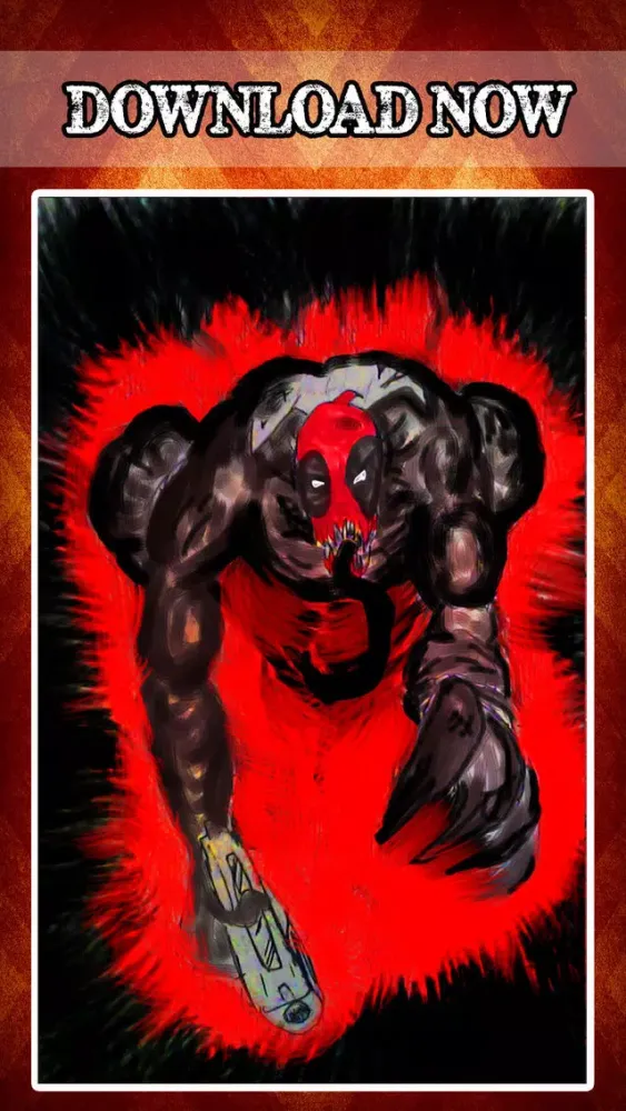 Ảnh chụp màn hình của Superhero Unique Wallpapers for Deadpool Edition