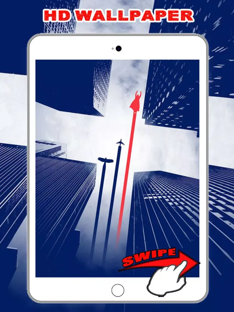 Zrzuty ekranu Superhero Wallpapers for Superman - Man of Steel iPad 
