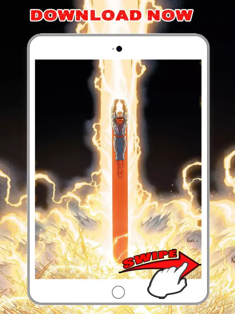 Zrzuty ekranu Superhero Wallpapers for Superman - Man of Steel iPad 