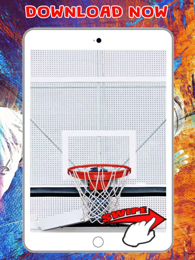 Ảnh chụp màn hình của Basketball Wallpapers HD Cool of Balls & Players iPad 