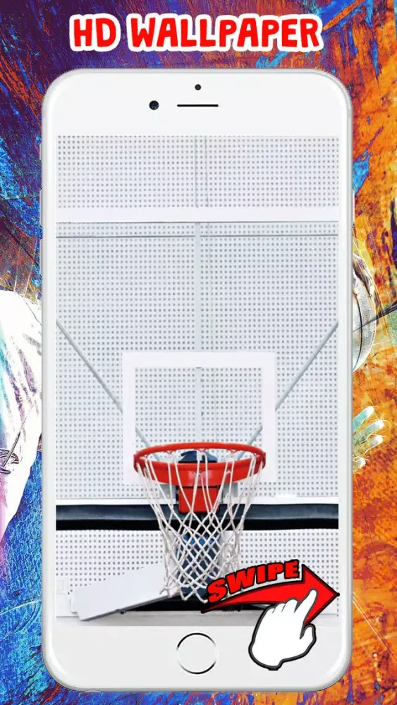 Ảnh chụp màn hình của Basketball Wallpapers HD Cool of Balls & Players