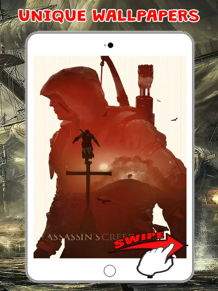 Cool Wallpapers for Assassin's Creed Movie Free iPad  سکرین شاٹس