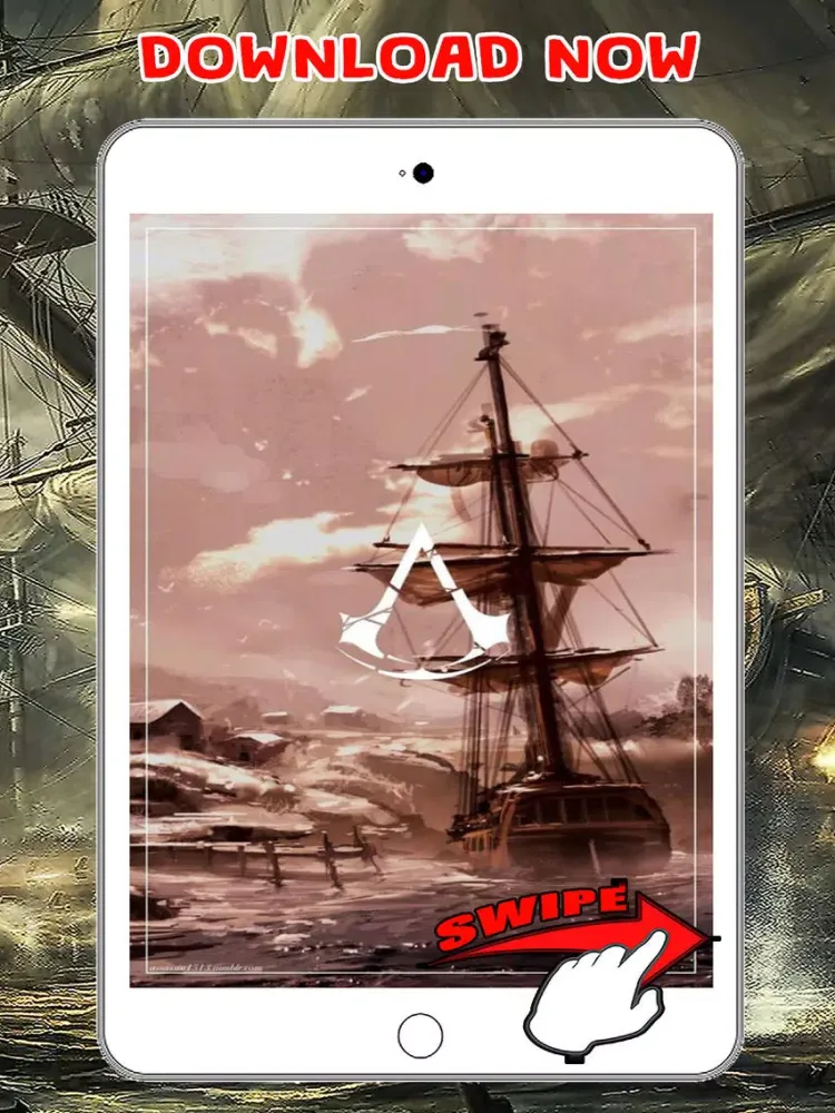 Cool Wallpapers for Assassin's Creed Movie Free iPad  سکرین شاٹس