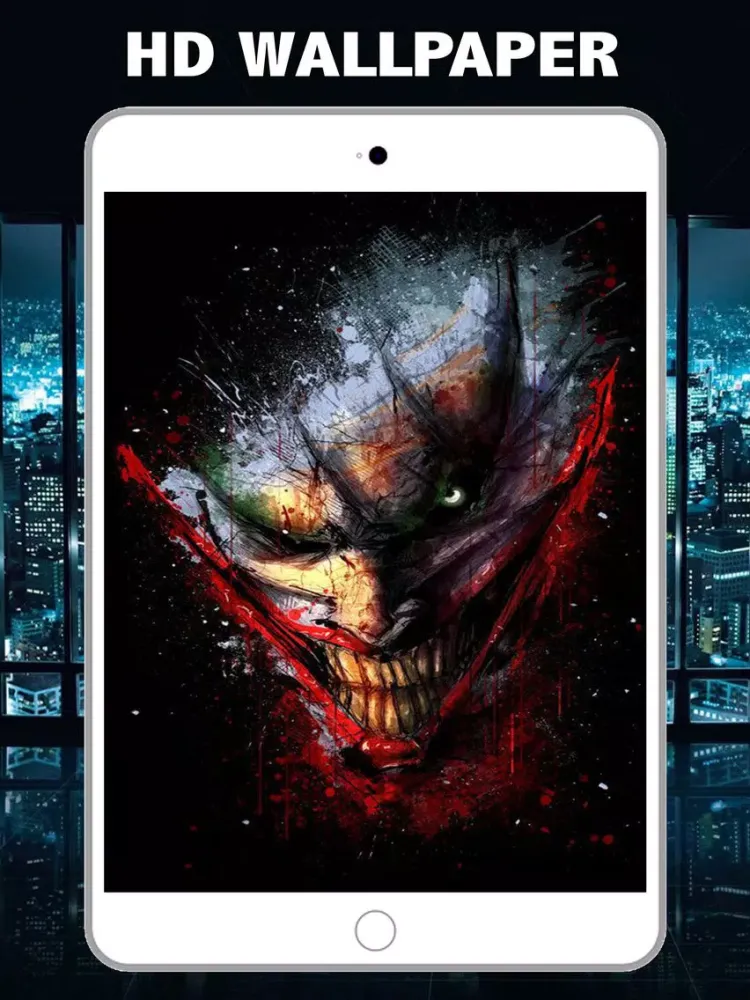 Tangkapan skrin Super Villain Squad Wallpaper for Joker Edition iPad 