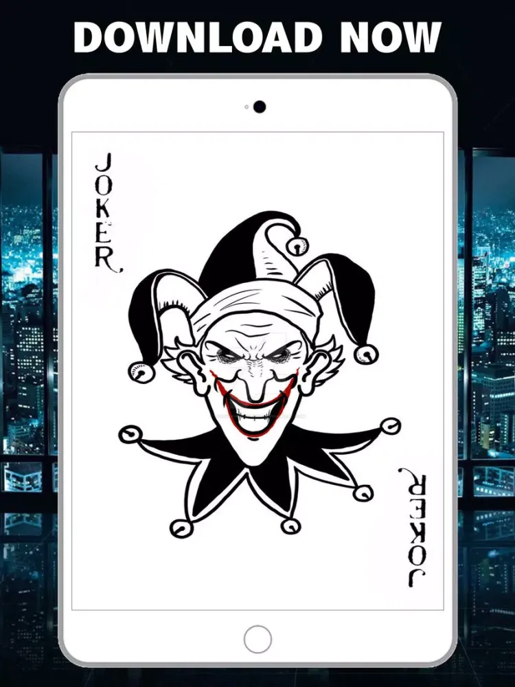 Tangkapan skrin Super Villain Squad Wallpaper for Joker Edition iPad 