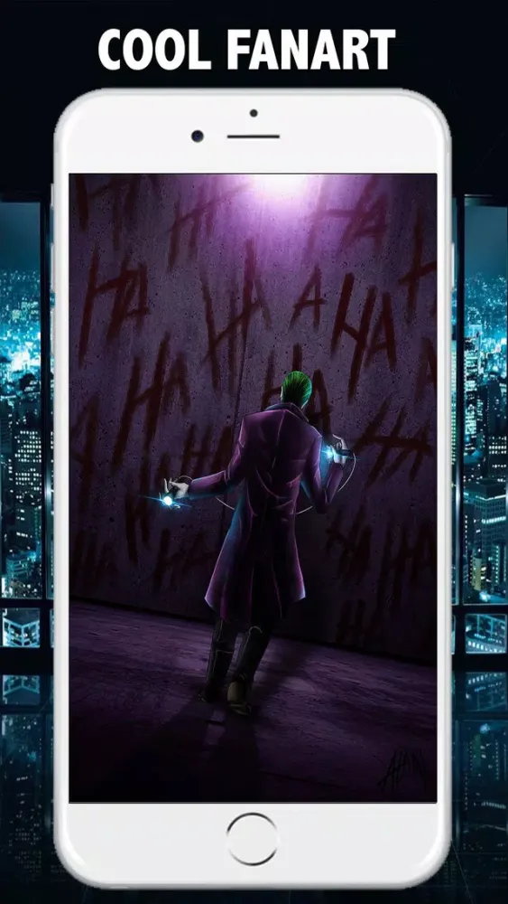 Tangkapan skrin Super Villain Squad Wallpaper for Joker Edition