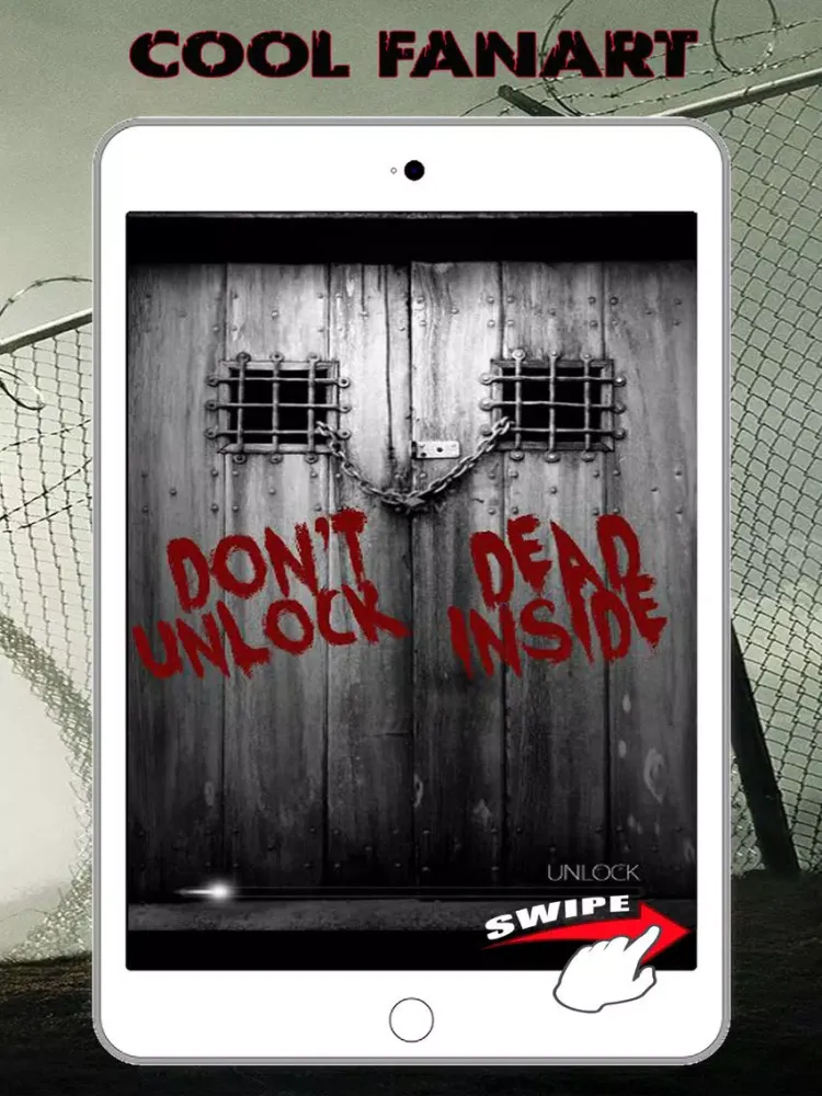 Cool Wallpapers for The Walking Dead Fan Art Free iPad  스크린샷